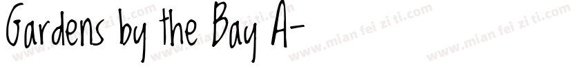 Gardens by the Bay A字体转换